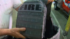 Firefighters Equipped with  Point Blank Plate Carriers