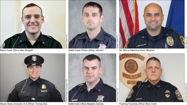 Six Michigan officers honored for their bravery - American Police Beat ...