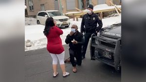 Syracuse Police officer helps man prank his girlfriend during marriage proposal