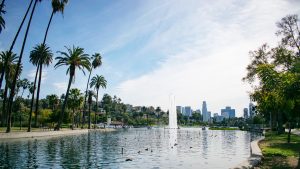 LAPD clash with Echo Park protestors