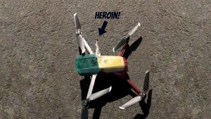 Man arrested for flying drone carrying heroin