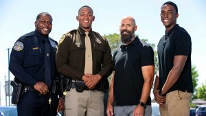 Basketball teammates and friends find calling in law enforcement together