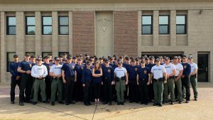 Girl who started “We Need You” movement visits state police academy