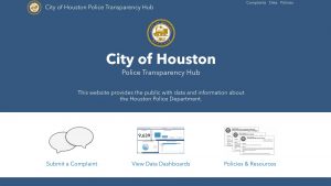 Houston police launch “transparency hub” to build trust with public