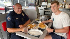 That cop was waffle-y helpful