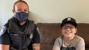 Police officer raises money to give boy with cerebral palsy new van