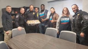 New Jersey congressional candidate shows support for law enforcement by delivering sandwiches in “Hero for Heroes” initiative