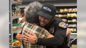 California police department helps pay for families’ groceries as a part of its Random Acts of Kindness Project