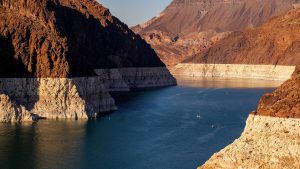 Receding water levels in Lake Mead uncover barrel containing a dead body; police expect more to come