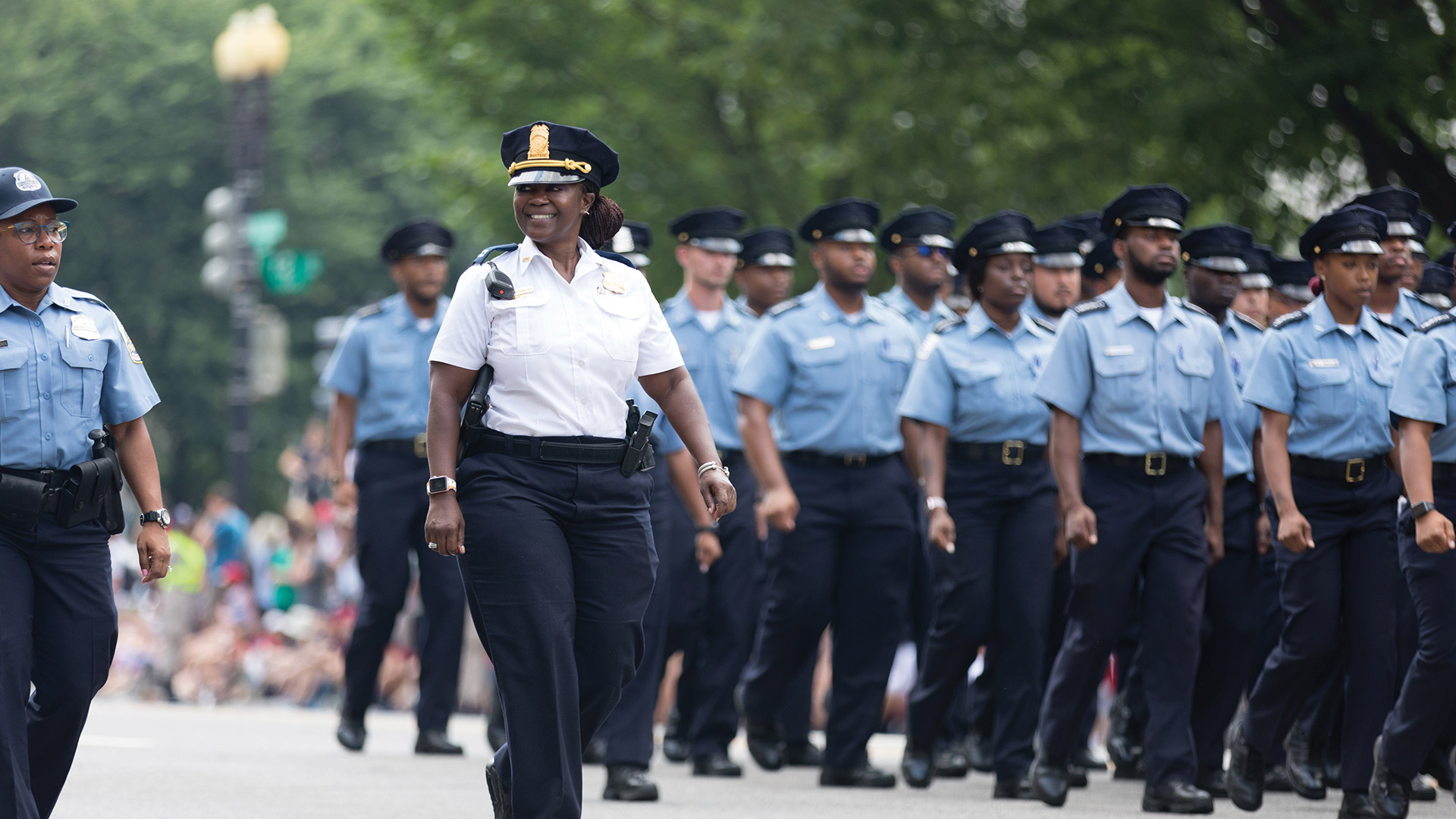 american women police officers