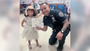 NYPD officer helps 3-year-old girl after random attack