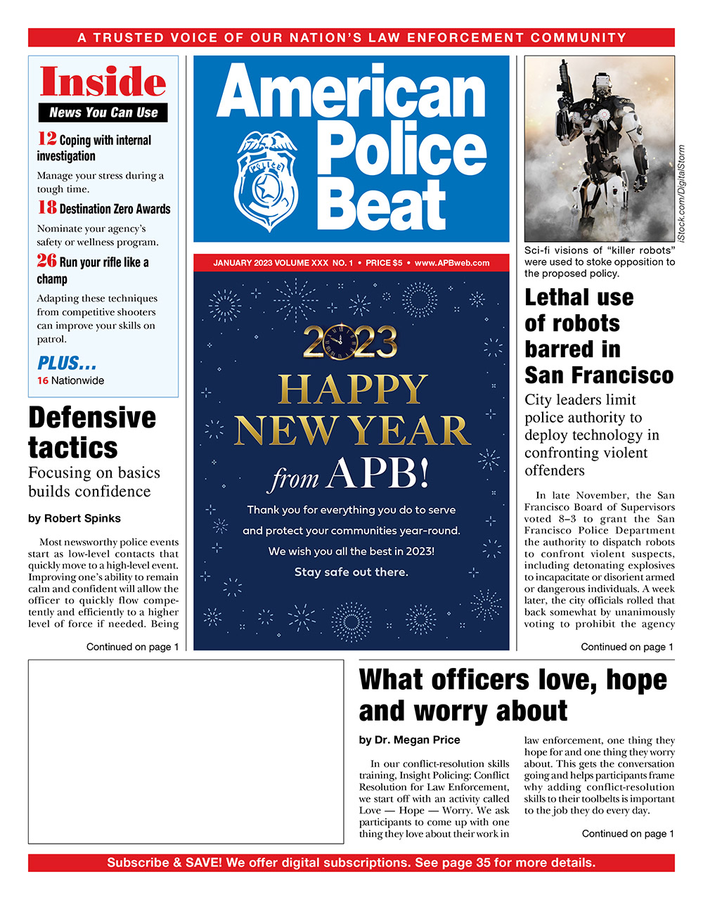 American Police Beat Magazine For Law Enforcement Professionals