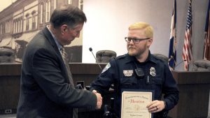 “I felt like it was my job”: North Carolina officer honored for rescuing two children from house fire