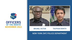 National Law Enforcement Officers Memorial Fund Announces November 2022 Officers of the Month