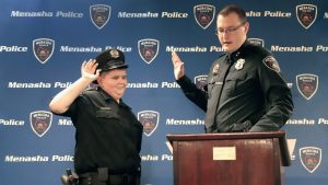 Wisconsin teen fighting brain cancer becomes police officer for a day