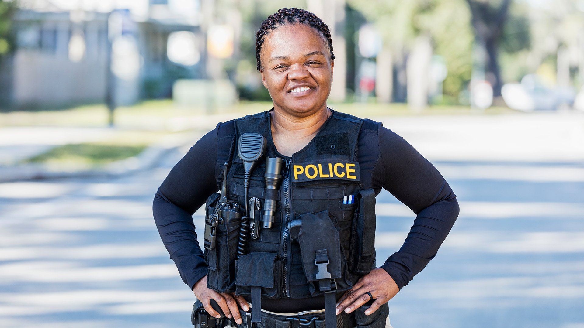 american women police officers