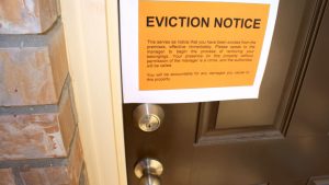 Violence between tenants and police officers serving eviction notices on the rise