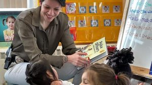 First responders share love of reading with...