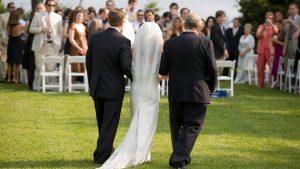 Bride escorted down the aisle by cop who put her abusive father in prison