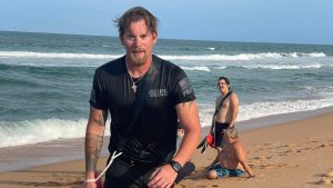 Heroic Florida police officer rescues swimmers caught in rip current