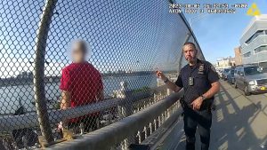 NYPD officers’ compassion shines in dramatic bridge rescue of suicidal man