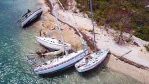 Law enforcement cracks down on squatters living on derelict boats in Florida county