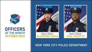 National Law Enforcement Officers Memorial Fund Announces October 2023 Officers of the Month