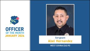 National Law Enforcement Officers Memorial Fund Announces January 2024 Officer of the Month