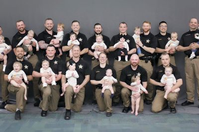 Boone County Sheriff’s Office celebrates “baby boom” with an adorable group photo