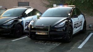 California police department unveils nation’s first all-electric police fleet