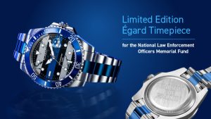 Égard Watch Company offers limited-edition blue line watch to benefit law enforcement charities