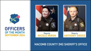 National Law Enforcement Officers Memorial Fund Announces September 2024 Officers of the Month