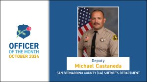 National Law Enforcement Officers Memorial Fund Announces October 2024 Officer of the Month